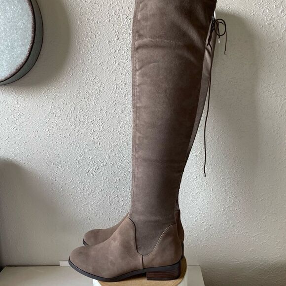 NIB Soul Society Mushroom Brown Ravena Knee Boots Size 8M - Picture 1 of 11